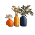 Pack Nordic Ceramic Bud Vase